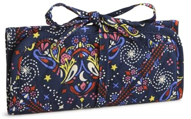 Premium Cotton Jewelry Roll, Starry Paisley, One Size