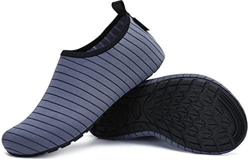 SAGUARO Zapatillas de Casa Hombre Mujer Pantuflas Interior Exterior Slipper Antideslizante Suave, Gris señal 44/45EU