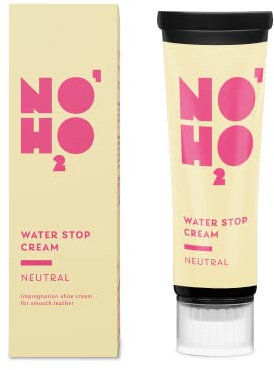 CleanGang - vegane Schuhcreme No'H2O mit Nässeschutz - Schuh Wax zur Imprägnierung für alle Glattleder Arten - Lederpflege-Creme pflegt & nährt Leder - farblose Schuhcreme für jede Farben 75ml