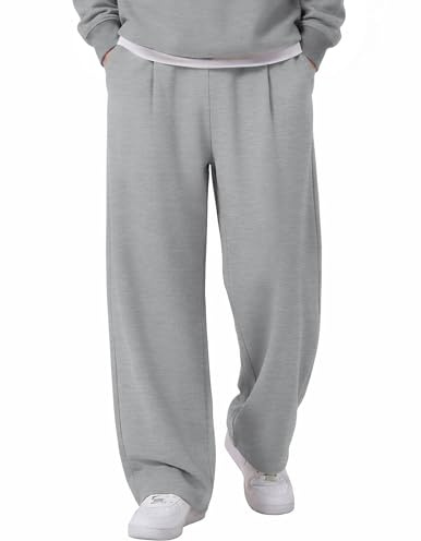 COOFANDY Mens Casual Sweatpants Open Bottom Lounge Pants Lightweight Baggy Workout Yoga Track Pants