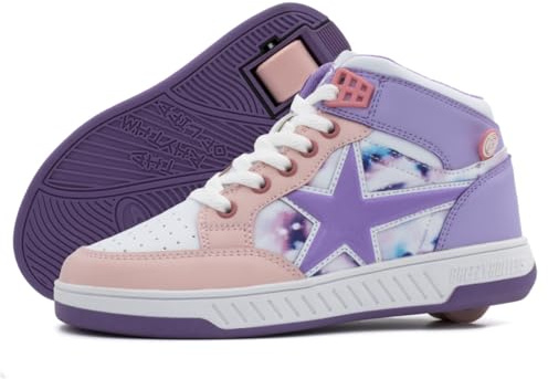BREEZY ROLLERS skor med hjul för barn I rullskor-Sneaker Kids I från barn gator skor till rullskridskor på några sek. I Patenterat klicksystem I Gymnastikskor med hjul för flickor och pojkar