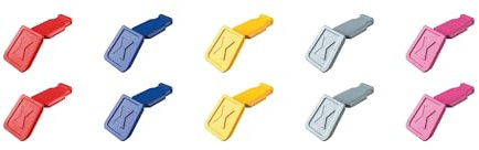 KNIPEX ColorCode Clips Farbmischung 1 (10 Stück), 00 61 10 C V01