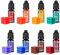 Alaoo Kerzenfarben, 8 Farben Flüssig Kerzen Farbe für DIY Kerze, je 10ml