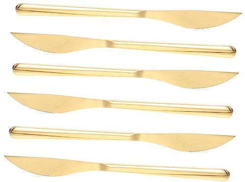 Ciieeo 6stücke Teiliges -butter-marmeladen-spreader Haushalts-steakmesser Für Camping Picknick Und Küche Leicht Zu Reinigen Und Sicher Zu Verwenden