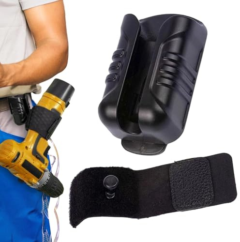 Kixolazr Porte-Perceuse De Ceinture - Gaine Nylon Portable - Boucle D'Outils De Ceinture pour Perceuse Électrique | pour Marteau Clé Tournevis Cloueuse Menuiserie Atelier Plomberie Réparation