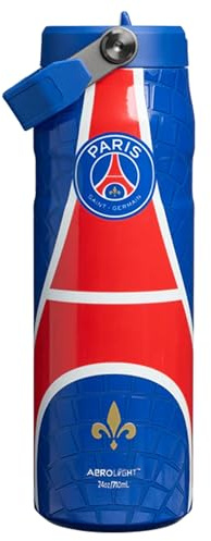 Stanley 1913 Flip Straw Sports Water Bottle with Straw 0.7L - 10 Hours Cold - 3 Days Iced - Stainless Steel - BPA Free - Leak Resistant - Fits in Cup Holder - Dishwasher Safe - PSG Nouveau
