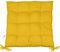 CelinaTex Yoyo Sitzkissen 40 x 40 cm gelb Gartenstuhlkissen mit Bänder Sitzauflage Garten Balkon Terrasse