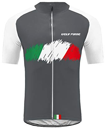 UGLY FROG Estivo Costumi da Ciclismo per Uomini, Completo Ciclismo Uomo Maglia Ciclismo Maniche Corte Squadra Professionale