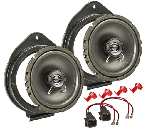 tomzz Audio 4039-007 Kit de instalación de Altavoces Compatible con el Opel Astra Insignia Meriva Mokka Adam Karl Sistema coaxial de 165 mm TA16.5-Pro