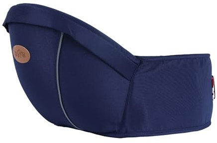 Baby Hüftsitz Einstellbar länger Gürtel Ergonomische Hipseat Babytrage Sitzhocker Sitz für das Tragen von Baby Kleinkinder geringes Gewicht und Arbeitsersparnis (Blau)