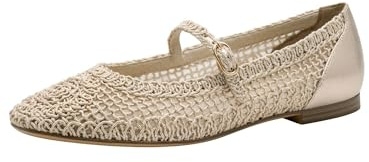 Tamaris Ballerina Women's Elegant, Metallic, 6.5 UK