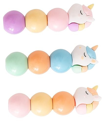 Veemoon Kreativer Hochlighter Lustige Spleiß Unicorns Buchmarkierer Einzigartige Highlighter Für Farbe Zufällig