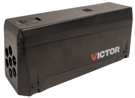 PROTECT HOME Elektronische Rattenfalle 6000 Volt, sauber und sicher gegen Ratten, effektive und giftfreie Rattenbekämpfung, 1 Falle