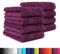 BaSaTex - 8er Pack Handtücher Premium 50x100 cm aus Baumwolle - Frottee Handtuch Set mit Aufhänger - Öko-Tex Made in Green Zertifiziert - Lila