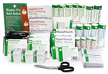 Safety First Aid Group First Aid Kit Refill Pack British Standard 8599 Compliant, Large 100+ Persons