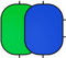 Selens Grün Blau Hintergrund Fotografie Greenscreen Chromakey 100x150cm Hintergründe Fotohintergrund Faltbarer Pop Up Musselin Self Tape Background für Porträt Studio YouTube Video Live Streaming