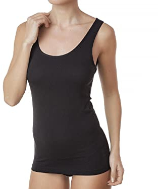 JADEA Canotta Donna Spalla Larga 4182 in Cotone Elasticizzato