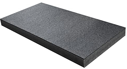 Shadow Foam Foglio Medio - 1000mm x 500mm | Schiuma Taglia e Pela per Organizzazione Cassetta degli Attrezzi, Valigie per Strumenti, Fai da Te e Sistemi di Conservazione Utensili (70mm, Nero)