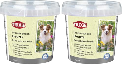 Trixie Trainer Snack Mini Hearts pour Chien - 200 g, (Lot de 2)