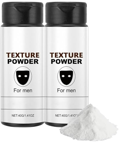 Générique Poudre Texturisante Cheveux, Poudre Coiffante Homme et Femme, Effet Mat et Volume Maximisé, 40g (Lot de 1), Blanc, Pour tous les types de cheveux