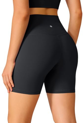 BAYDI Clouduxi 6 High-Waisted Yoga Cycling Shorts for Women Black