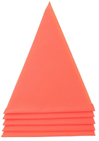 ULTECHNOVO 5pcs Bicycle Safety Flags PVC Reflective Bike Warning Flags Traffic Scooter Safety Pennants Cycling Accessories for Outdoor Riding