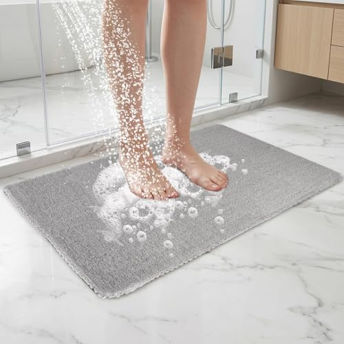 Alfombra Ducha Antideslizante, 40 x 60 cm Alfombrilla Ducha con Drenaje