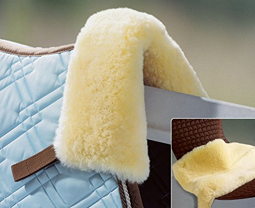 Eskadron Lammfell-Sattelunterlage, natur, Groesse:VSD