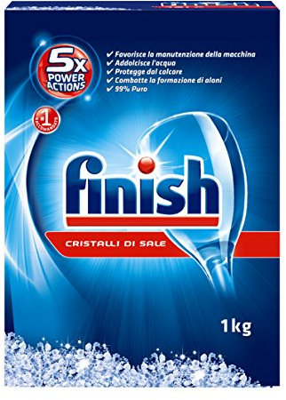 Finish Cristaux de sel, 1 kg, Confezione da 10, 10