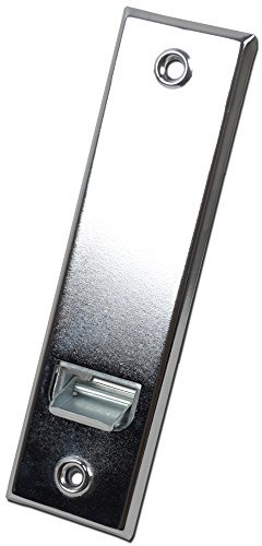 Metall-Abdeckplatten - versch. Lochabstände und Farben (LA: 135 mm, verchromt)