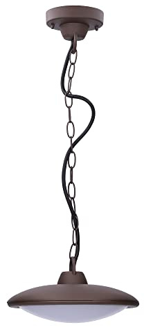 FORLIGHT Forlight Lampe à Suspension Ip44 Pergola Led 7.5W Blanc Chaud - 3000K On-Off Marron 533Lm