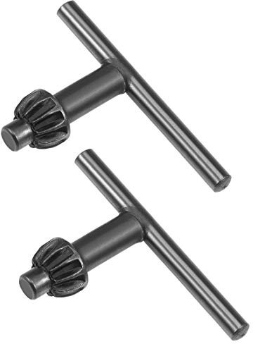 sourcing map Chuck Key 6mm 11 Teeth for 1.5-10mm Drill Chuck with 0.24(6mm), Black