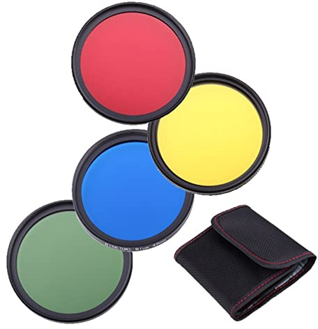 Farbfilter-Set für Nikon D7500 Kamera mit Nikon AF-S DX NIKKOR 18-140 mm f/3.5-5.6G ED VR Objektiv