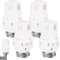 4 Stück Thermostatkopf Kühlerthermostat Smart Kühlerventil Ersatzkopf: M30 x 1.5 Heizungsthermostat Kühlerthermostat Kühlerventil Ersatzkopf, Kühlerventilköpfe Heizkörperventil für Zuhause Badezimmer