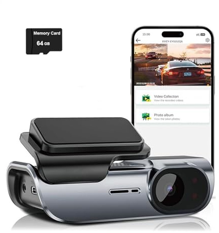 UHD 4K 3840 * 2160P Dash Cam pour voitures, WiFi intégré DVR caméra vidéo enregistreur Dashcam Registrar boîte noire, surveillance 24 heures vision nocturne