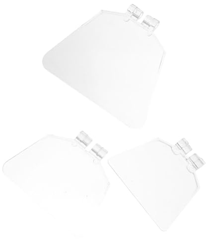 Genérico Protector Ocular Transparente de Plástico para Amoladora 3 Piezas 5 6 y 8 Accesorio para Herramientas Eléctricas Protección contra Residuos y Polvo Talleres