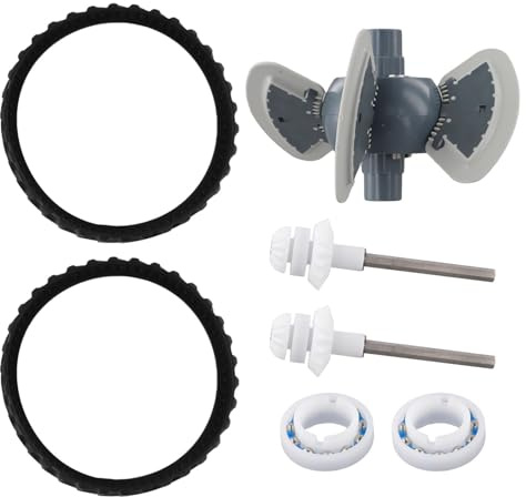 Homeponnew Baracuda MX6 e MX8 kit di pulizia per piscina con motore R0524900, tracce R0526100, alberi di trasmissione R0525100, cuscinetti R0527000