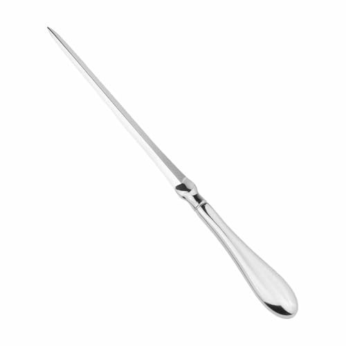 Brevöppnare, brevöppnare, metallbrevöppnare kniv för kontor, hem och kontor brevpapper (silver)