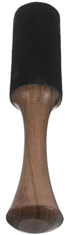 Toyvian Mazo de Instrumento de Percusión de Madera con Agarre Cómodo y Diseño Artesanal para Meditación y Relajación con Cuenco Tibetano Portátil