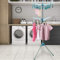 Hyfive Tendedero plegable para ropa interior y exterior, dos niveles