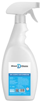 DIRECTCHEMS Acetic acid 20% (Strong White Vinegar), Effective Cleaner for Home, 500ML Spray, Concentrated, No Glyphosate