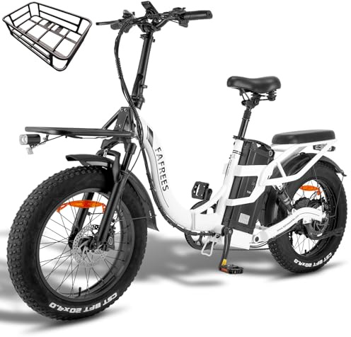 [ Officiell ] Fafrees F20 X-MAX E kaphjul Ebike män 20 tum 48 V 30 Ah batteri, E Fatbike e-cykel hopfällbar cykel 65 N.m, E-cykel kvinnors bromsljus, E mountainbike, elcyklar 150 kg vuxna