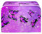 POLERO Purple Butterfly Toaster Cover for 2 Slice, Machine Washable Kitchen Decor Accessories Toaster Dust Cover