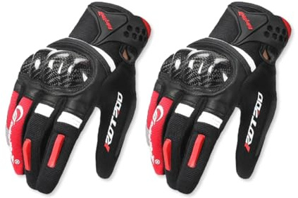 OLYSPM Motorrad Handschuhe Herr,Touchscreen Motorradhandschuhe Damen für Einfache Steuerung,Atmungsaktive Motorradhandschuhe mit Hochfester Hülle für Motocross,BMX,Radfahren,Klettern