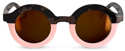 SUAVINEX, Gafas de Sol para Niños y Niños de 8 a 14 Años, Polarizadas, Filtro UV 400, 100% Protección Rayos UVA y UVB, con Funda Incluida, Flexibles y Ligeras, Redondas, Studio 2026, Rosa