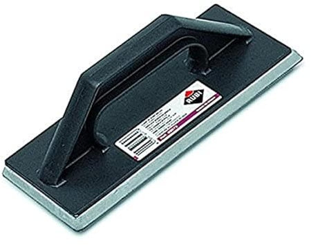 RUBI | Plastic Handle Grout Float | Rubber Float for Grouting Ceramic Tiles | Ideal for Filling Joints up to 3 mm Wide | Solid Rubber Grout Float SuperPro