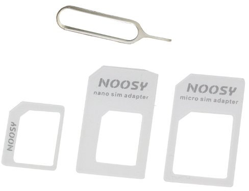 Adapter for Micro / Nano SIM to normal SIM card 4 piece set New