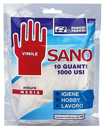 GUANTI SANO VINILE mis. M 10 paia art 152 Parodi & Parodi