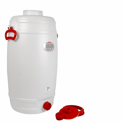 Graf Getränkefass Kunststofffass Saftfass Rund lebensmittelecht 50 Liter