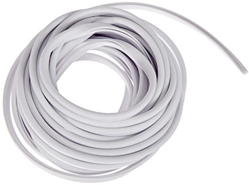 EUTRAS [5 m] KSO4004 - Protection d'arêtes blanc 0,4-1,5 mm - protège et adoucit les arêtes - pour tôles et portières de voiture - TOP pour les virages et les courbures - TOP qualité Made in Germany